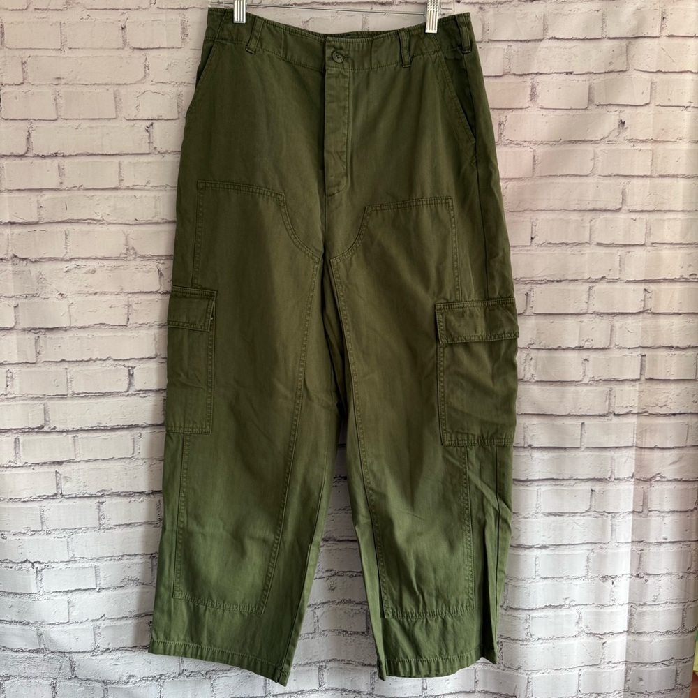 Olive Green Cargo Utility‎ Pants